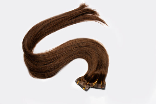 Tape in Extensions Hellbraun