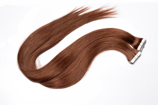 Tape in Extensions Kupfer