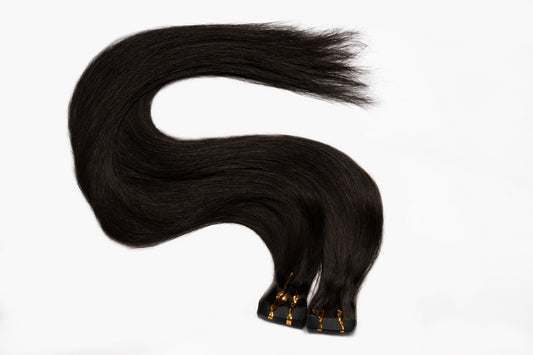 Tape in Extensions Schwarzbraun